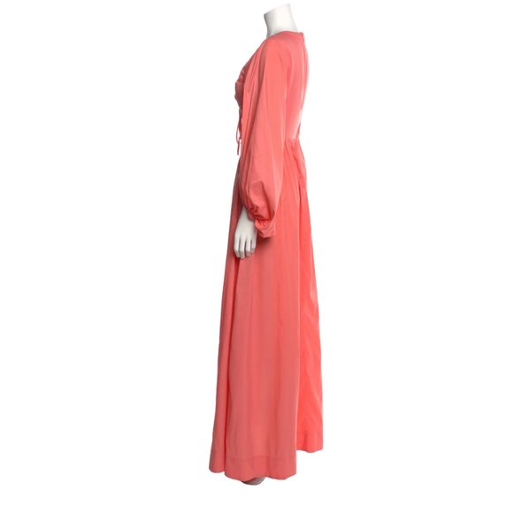 Staud Coral Ruched Cutout Tangier Maxi Dress
: S - Picture 5 of 9